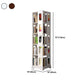 Geometric Shape Bookshelf Scandinavian Wooden Open Back Bookcase Clearhalo 'Bookcases' 'furn' 'furn_bookcases' 'Furniture' 'Office Furniture' 5637342