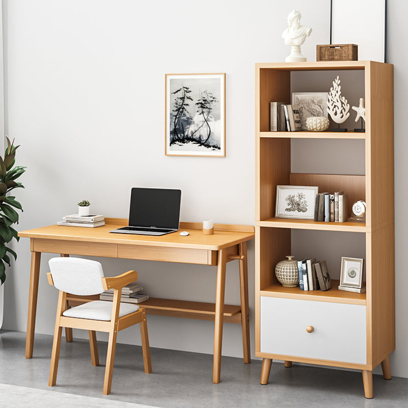 Modern Solid Wood Bookcase 20-inch Standard Bookshelf for Home Clearhalo 'Bookcases' 'furn' 'furn_bookcases' 'Furniture' 'Office Furniture' 5637367