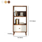 Modern Solid Wood Bookcase 20-inch Standard Bookshelf for Home Clearhalo 'Bookcases' 'furn' 'furn_bookcases' 'Furniture' 'Office Furniture' 5637378