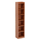 Modern Style Standard Bookcase Engineered Wood Closed Back Bookshelf Clearhalo 'Bookcases' 'furn' 'furn_bookcases' 'Furniture' 'Office Furniture' 5637409