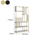 Contemporary Metal Vertical Book Shelf Open Shelf Bookcase For Office