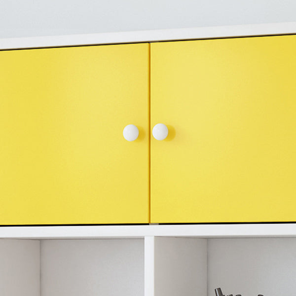 Modern Wall Mounted Bookcase Horizontal Engineered Wood Closed Back Bookshelf Clearhalo 'Bookcases' 'furn' 'furn_bookcases' 'Furniture' 'Office Furniture' 5637543