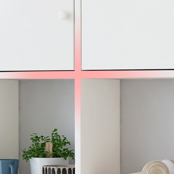 Modern Wall Mounted Bookcase Horizontal Engineered Wood Closed Back Bookshelf Clearhalo 'Bookcases' 'furn' 'furn_bookcases' 'Furniture' 'Office Furniture' 5637544