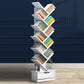 Scaffale in legno ingegnerizzato Bookcase Corner Modern Vertical Book Shelf 13.4 "L x 7.9" W