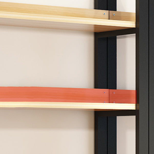 Modern Etagere Mental Bookcase Open Back Bookshelf for Balcony and Living Room Clearhalo 'Bookcases' 'furn' 'furn_bookcases' 'Furniture' 'Office Furniture' 5637588