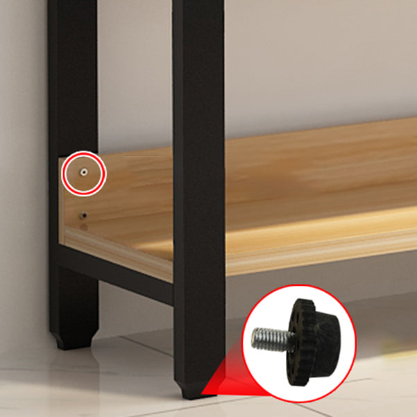 Modern Etagere Mental Bookcase Open Back Bookshelf for Balcony and Living Room Clearhalo 'Bookcases' 'furn' 'furn_bookcases' 'Furniture' 'Office Furniture' 5637589