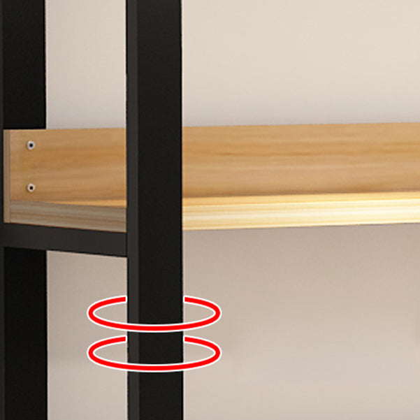 Modern Etagere Mental Bookcase Open Back Bookshelf for Balcony and Living Room Clearhalo 'Bookcases' 'furn' 'furn_bookcases' 'Furniture' 'Office Furniture' 5637590