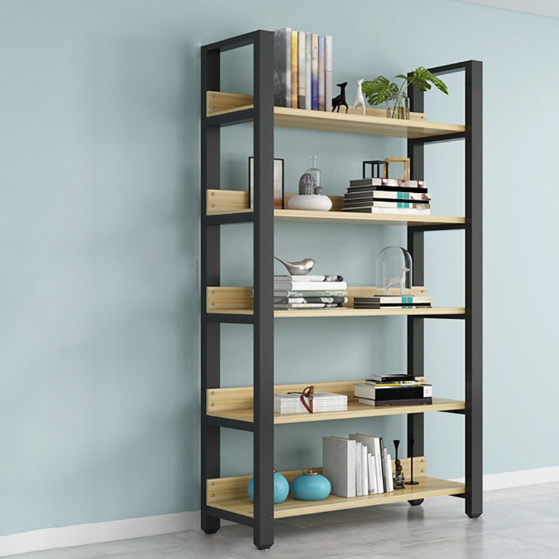 Modern Etagere Mental Bookcase Open Back Bookshelf for Balcony and Living Room 31.5"L x 11.8"W x 71.7"H Clearhalo 'Bookcases' 'furn' 'furn_bookcases' 'Furniture' 'Office Furniture' 5637593