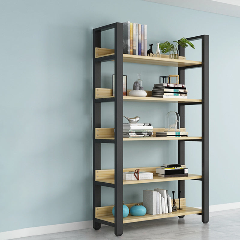 Modern Etagere Mental Bookcase Open Back Bookshelf for Balcony and Living Room 39.4"L x 11.8"W x 71.7"H Clearhalo 'Bookcases' 'furn' 'furn_bookcases' 'Furniture' 'Office Furniture' 5637594