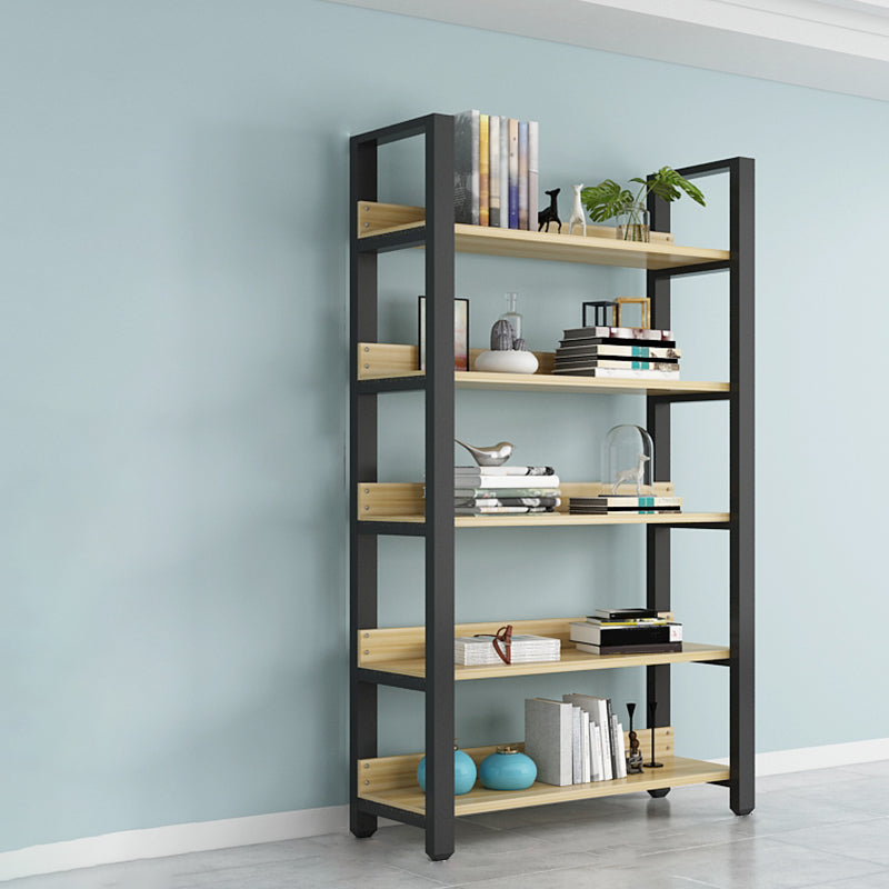 Modern Etagere Mental Bookcase Open Back Bookshelf for Balcony and Living Room 23.6"L x 11.8"W x 71.7"H Clearhalo 'Bookcases' 'furn' 'furn_bookcases' 'Furniture' 'Office Furniture' 5637595