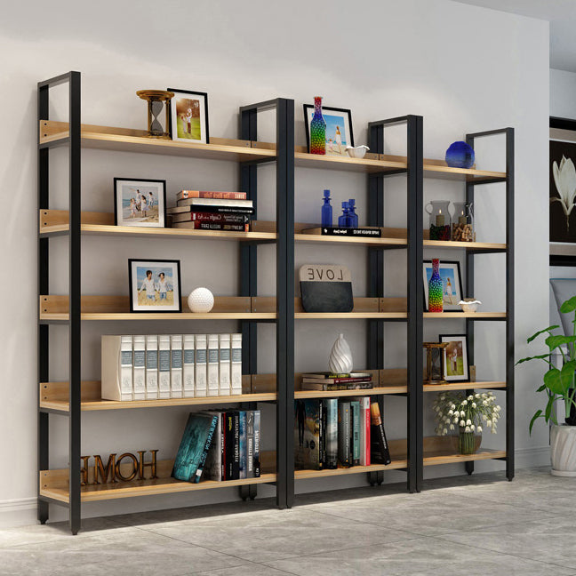 Modern Etagere Mental Bookcase Open Back Bookshelf for Balcony and Living Room Clearhalo 'Bookcases' 'furn' 'furn_bookcases' 'Furniture' 'Office Furniture' 5637596