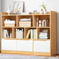 44,4 "H moderno libreria moderna legno geometrico finitura chiusa con cassetti con cassetti