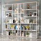 Metal Open Bookcase Scandinavian Bookshelf with Shelves for Office