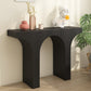 Wood Console Table 33.4 inch High, Hall Sled Console Accent Table 39"L x 14"W x 33"H Black Clearhalo 'Console Tables' 'console_tables' 'Entry & Mudroom Furniture' 'furn' 'furn_console_tables' 'Furniture' 5637742
