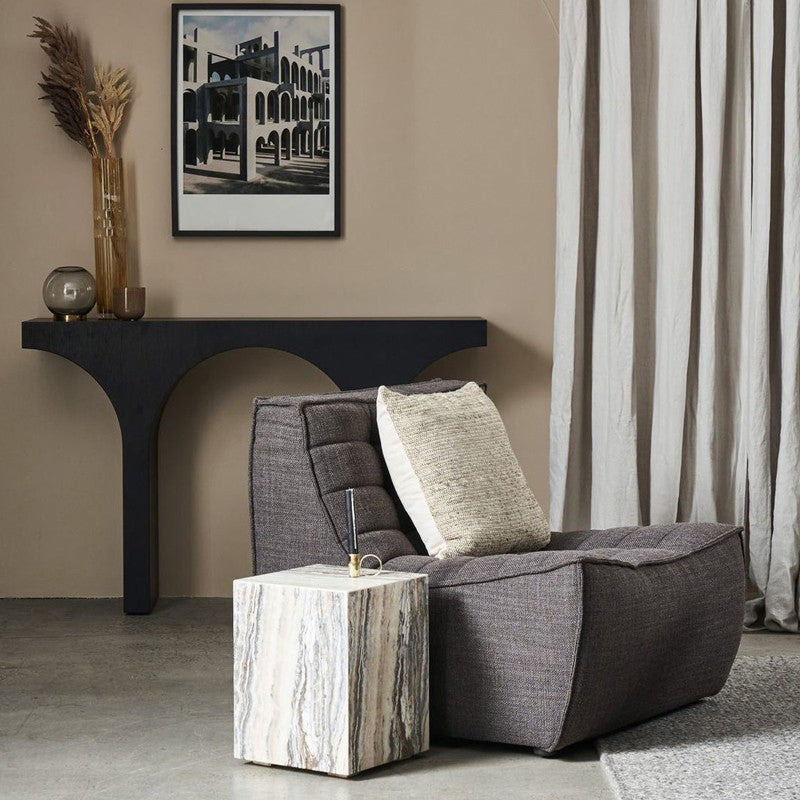 Wood Console Table 33.4 inch High, Hall Sled Console Accent Table Clearhalo 'Console Tables' 'console_tables' 'Entry & Mudroom Furniture' 'furn' 'furn_console_tables' 'Furniture' 5637749