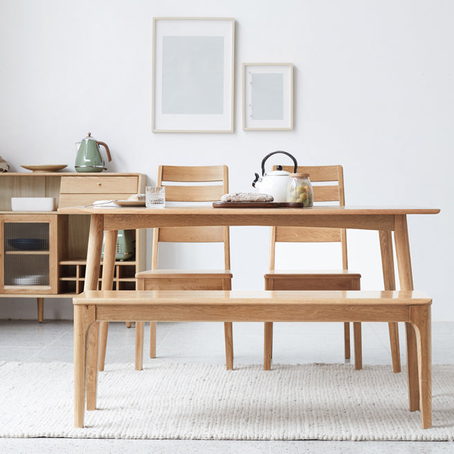 Modern Solid Wood Seating Bench 11.8" W Ottoman Bench with Legs Clearhalo 'Benches' 'Chairs & Seating' 'furn' 'furn_benches' 'Furniture' 'Living Room Furniture' 5637951