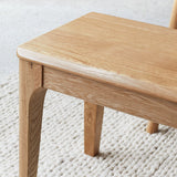 Modern Solid Wood Seating Bench 11.8" W Ottoman Bench with Legs Clearhalo 'Benches' 'Chairs & Seating' 'furn' 'furn_benches' 'Furniture' 'Living Room Furniture' 5637957