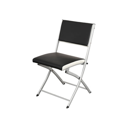 Modern Armless Upholstered Office Chair Leather Management Office Chair