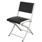 Modern Armless Upholstered Office Chair Leather Management Office Chair