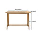 Rectangular Pine Wood Top Bar Table Modern Bar Table with Trestle Base in Nature Clearhalo 'Bar Furniture' 'Bar Tables' 'bar_tables' 'furn' 'furn_bar_tables' 'Furniture' 'Kitchen & Dining Furniture' 5638192