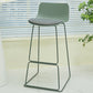 Indoor Footrest Dining Stool Plastic Industrial Low Back Counter-height Stool Clearhalo 'Bar Furniture' 'Bar Stools' 'bar_stools' 'furn' 'furn_bar_stools' 'Furniture' 'Kitchen & Dining Furniture' 5638393