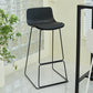 Indoor Footrest Dining Stool Plastic Industrial Low Back Counter-height Stool Clearhalo 'Bar Furniture' 'Bar Stools' 'bar_stools' 'furn' 'furn_bar_stools' 'Furniture' 'Kitchen & Dining Furniture' 5638396