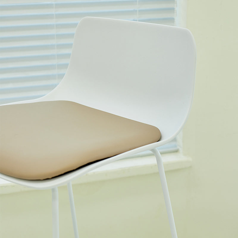 Indoor Footrest Dining Stool Plastic Industrial Low Back Counter-height Stool Clearhalo 'Bar Furniture' 'Bar Stools' 'bar_stools' 'furn' 'furn_bar_stools' 'Furniture' 'Kitchen & Dining Furniture' 5638404