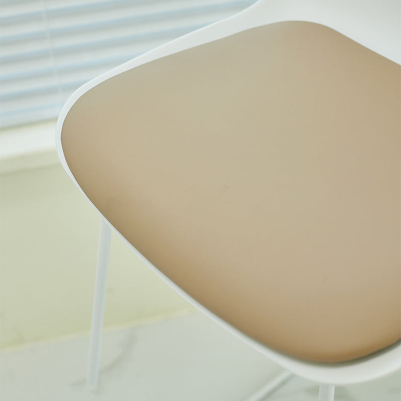 Indoor Footrest Dining Stool Plastic Industrial Low Back Counter-height Stool Clearhalo 'Bar Furniture' 'Bar Stools' 'bar_stools' 'furn' 'furn_bar_stools' 'Furniture' 'Kitchen & Dining Furniture' 5638406