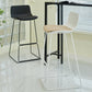 Indoor Footrest Dining Stool Plastic Industrial Low Back Counter-height Stool Clearhalo 'Bar Furniture' 'Bar Stools' 'bar_stools' 'furn' 'furn_bar_stools' 'Furniture' 'Kitchen & Dining Furniture' 5638413