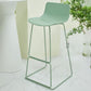 Indoor Footrest Dining Stool Plastic Industrial Low Back Counter-height Stool Clearhalo 'Bar Furniture' 'Bar Stools' 'bar_stools' 'furn' 'furn_bar_stools' 'Furniture' 'Kitchen & Dining Furniture' 5638416