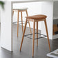 Couper à pattes en bois moderne chaise intérieure repose-pied selle de siège de siège de comptoir du comptoir