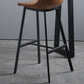 Living Room Leather Counter Chair Bucket Industrial Footrest Counter Bar Stool Clearhalo 'Bar Furniture' 'Bar Stools' 'bar_stools' 'furn' 'furn_bar_stools' 'Furniture' 'Kitchen & Dining Furniture' 5638828