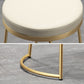 Contemporary Metal Barstool Faux Leather Backless Counter Stool with Iorn 4 Legs Clearhalo 'Bar Furniture' 'Bar Stools' 'bar_stools' 'furn' 'furn_bar_stools' 'Furniture' 'Kitchen & Dining Furniture' 5639140