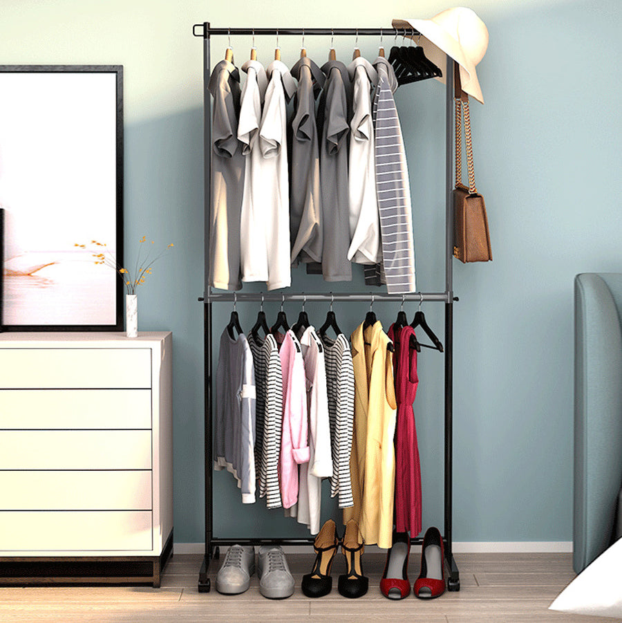 Kit di ingresso industriale Metal Free Standing Coat Appendi