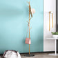Metal Hall Tree Free Standing Entryway Kit Changer con ganchos