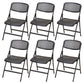 Modern Armless Conference Chair Plastic No Wheels Office Chair Black 6 Piece Set Clearhalo 'furn' 'furn_office_chair' 'Furniture' 'Office Chairs' 'Office Furniture' 'office_chair' 5639924