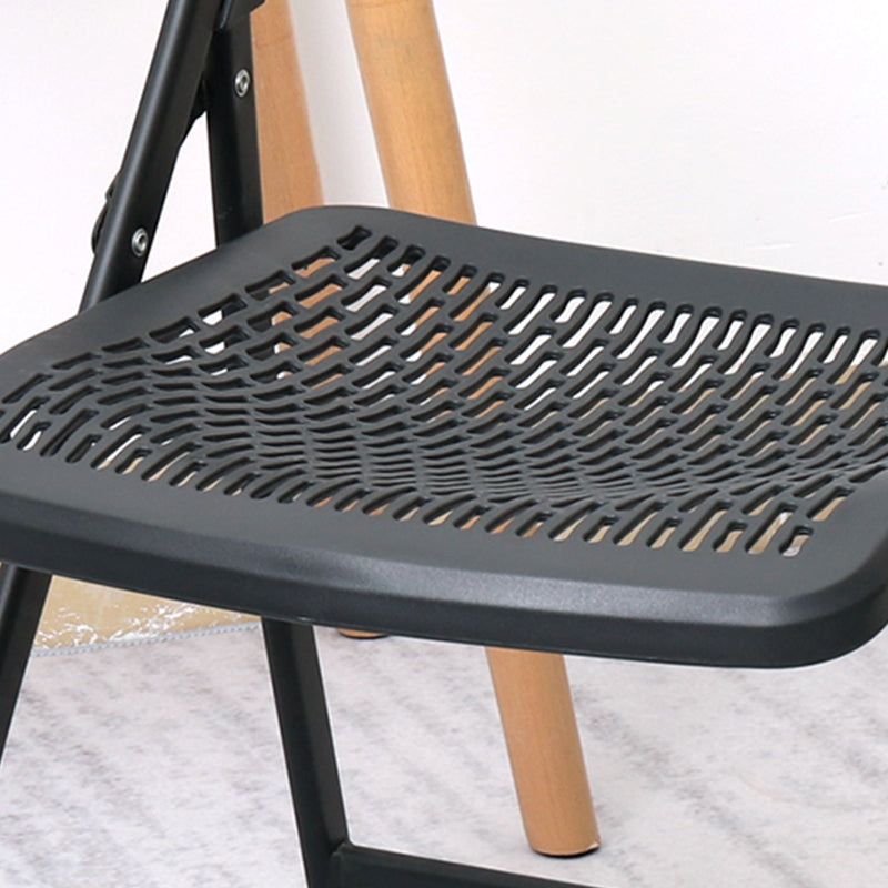 Modern Armless Conference Chair Plastic No Wheels Office Chair Clearhalo 'furn' 'furn_office_chair' 'Furniture' 'Office Chairs' 'Office Furniture' 'office_chair' 5639929