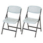 Modern Armless Conference Chair Plastic No Wheels Office Chair Grey 2 Piece Set Clearhalo 'furn' 'furn_office_chair' 'Furniture' 'Office Chairs' 'Office Furniture' 'office_chair' 5639938