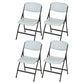 Modern Armless Conference Chair Plastic No Wheels Office Chair Grey 4 Piece Set Clearhalo 'furn' 'furn_office_chair' 'Furniture' 'Office Chairs' 'Office Furniture' 'office_chair' 5639941