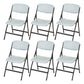 Modern Armless Conference Chair Plastic No Wheels Office Chair Grey 6 Piece Set Clearhalo 'furn' 'furn_office_chair' 'Furniture' 'Office Chairs' 'Office Furniture' 'office_chair' 5639942