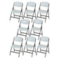 Modern Armless Conference Chair Plastic No Wheels Office Chair Grey 8 Piece Set Clearhalo 'furn' 'furn_office_chair' 'Furniture' 'Office Chairs' 'Office Furniture' 'office_chair' 5639943
