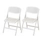 Modern Armless Conference Chair Plastic No Wheels Office Chair White 2 Piece Set Clearhalo 'furn' 'furn_office_chair' 'Furniture' 'Office Chairs' 'Office Furniture' 'office_chair' 5639948