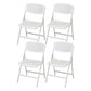 Modern Armless Conference Chair Plastic No Wheels Office Chair White 4 Piece Set Clearhalo 'furn' 'furn_office_chair' 'Furniture' 'Office Chairs' 'Office Furniture' 'office_chair' 5639949
