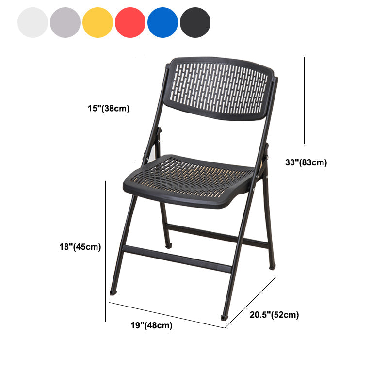 Modern Armless Conference Chair Plastic No Wheels Office Chair Clearhalo 'furn' 'furn_office_chair' 'Furniture' 'Office Chairs' 'Office Furniture' 'office_chair' 5639956