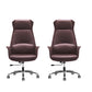 High Back Leather Management Office Chair Executive Swivel Office Chair Coffee 2 Piece Set Clearhalo 'furn' 'furn_office_chair' 'Furniture' 'Office Chairs' 'Office Furniture' 'office_chair' 5642944