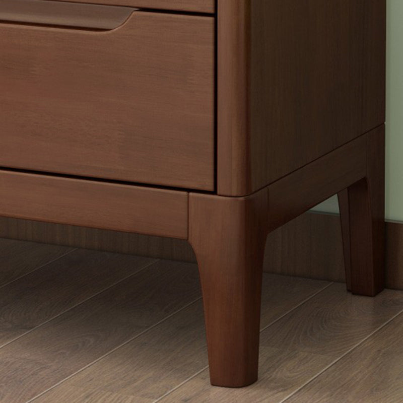 Rubberen houten opbergkast dressoir moderne slaapkamer opbergkast met laden