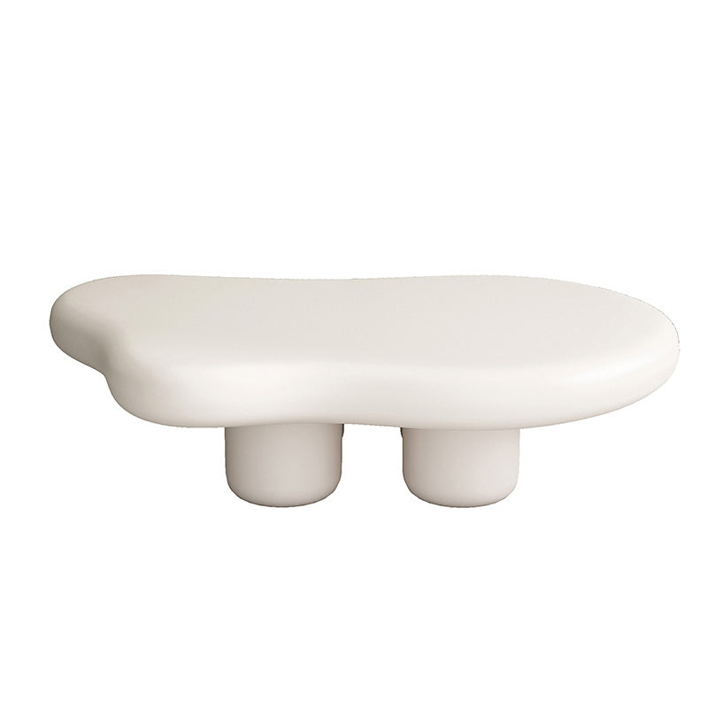 Solid Wood 4 Legs Coffee Table Minimalist Nordic Style Coffee Table