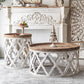 French Country Distressed Coffee Table Wooden Coffee Cocktail Table for Living Room Clearhalo 'Coffee & Accent Tables' 'Coffee Tables' 'coffee_tables' 'furn' 'furn_coffee_tables' 'Furniture' 'Living Room Furniture' 5646963