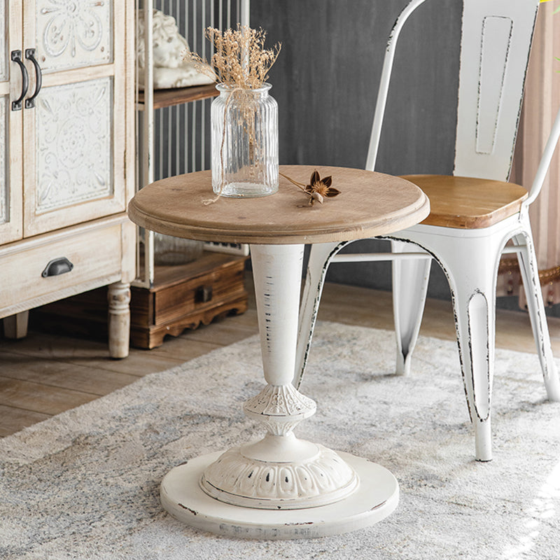 French Country Distressed Coffee Table Wooden Coffee Cocktail Table for Living Room Clearhalo 'Coffee & Accent Tables' 'Coffee Tables' 'coffee_tables' 'furn' 'furn_coffee_tables' 'Furniture' 'Living Room Furniture' 5646967