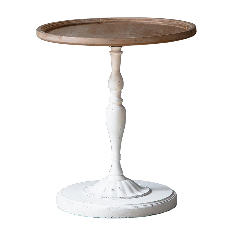 French Country Distressed Coffee Table Wooden Coffee Cocktail Table for Living Room 23"L x 23"W x 26"H Clearhalo 'Coffee & Accent Tables' 'Coffee Tables' 'coffee_tables' 'furn' 'furn_coffee_tables' 'Furniture' 'Living Room Furniture' 5646968